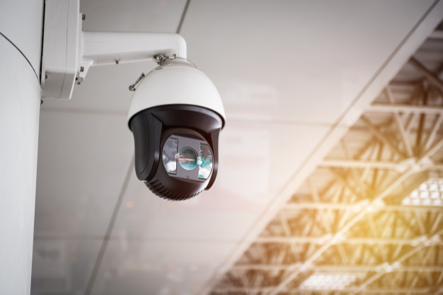 Installed Dahua CCTV camera